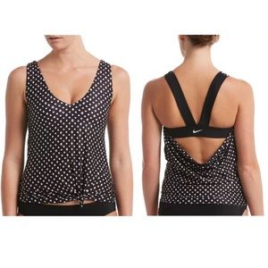 SMALL Nike Polkadot Tankini Top
